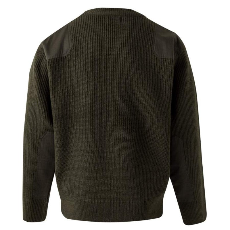 Jersey de punto grueso Velilla 100 en gris - Vetonek