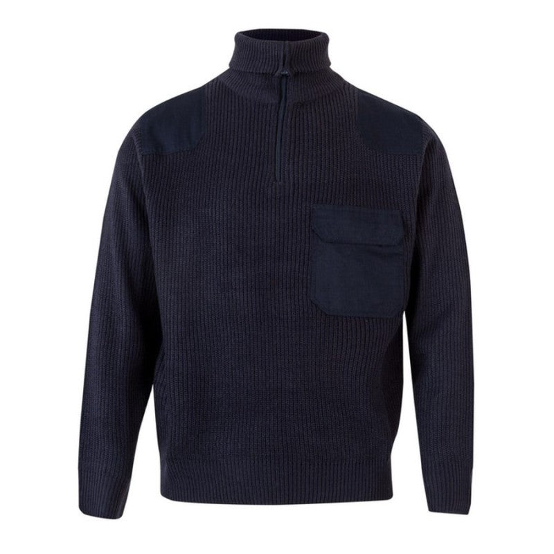 Jersey de punto grueso con cuello alto Velilla 101 - Vetonek