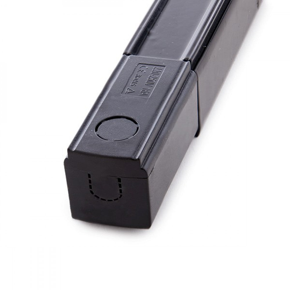 Carril Trifásico Focos LED 1M Negro — Vetonek (2)