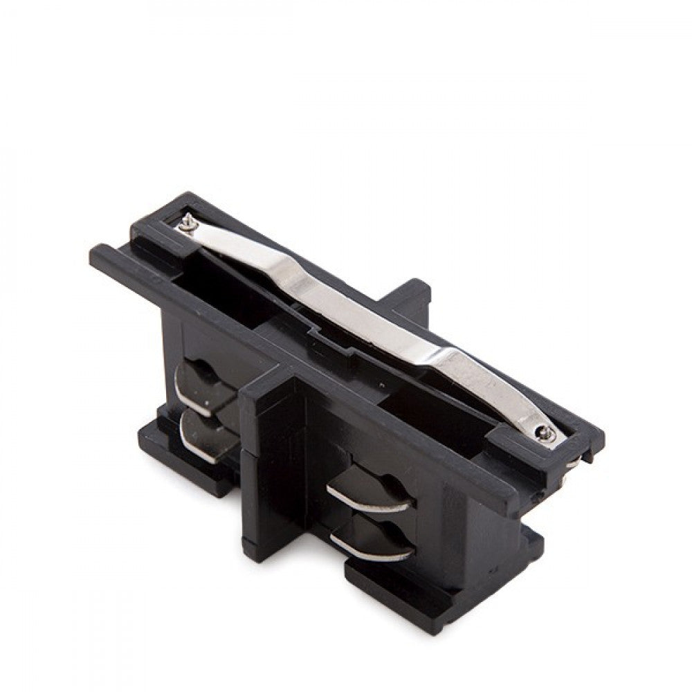 Conector Recto Carril Trifásico Negro — Vetonek