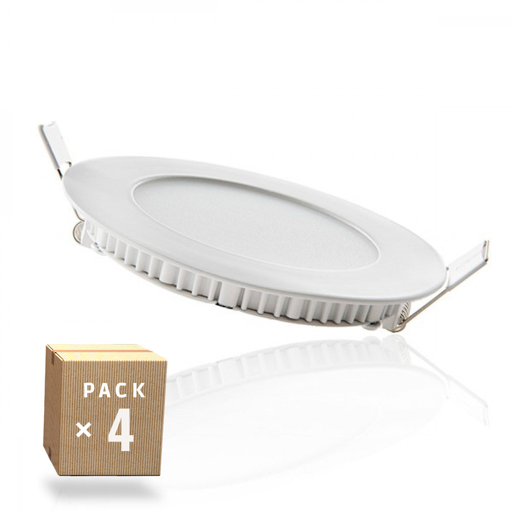Pack 4 Placas LED 6W 600Lm 6000ºK — Vetonek