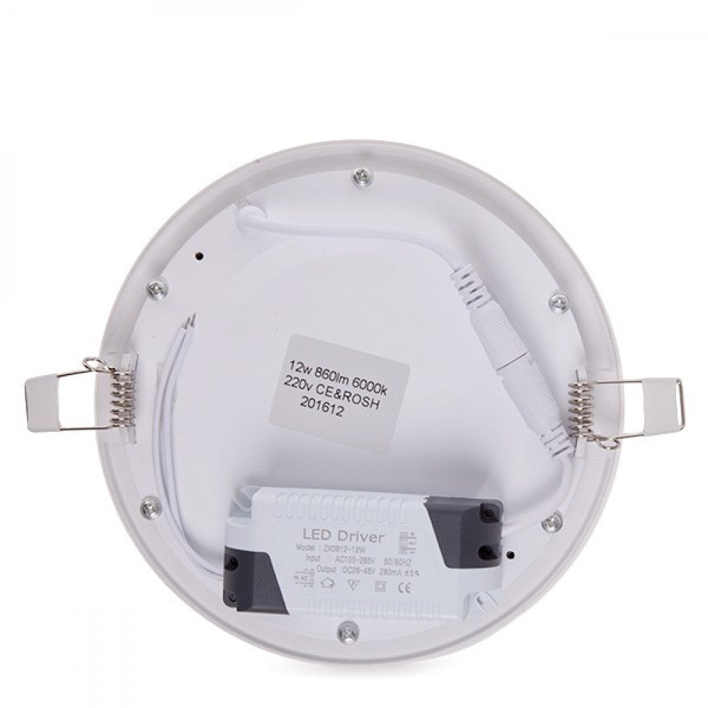 Placa LED 12W 1200Lm 6000ºK Circular — Vetonek (4)