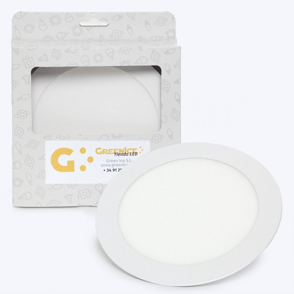 Placa LED 12W 860Lm 4200ºK Circular Estuche Personalizado — Vetonek