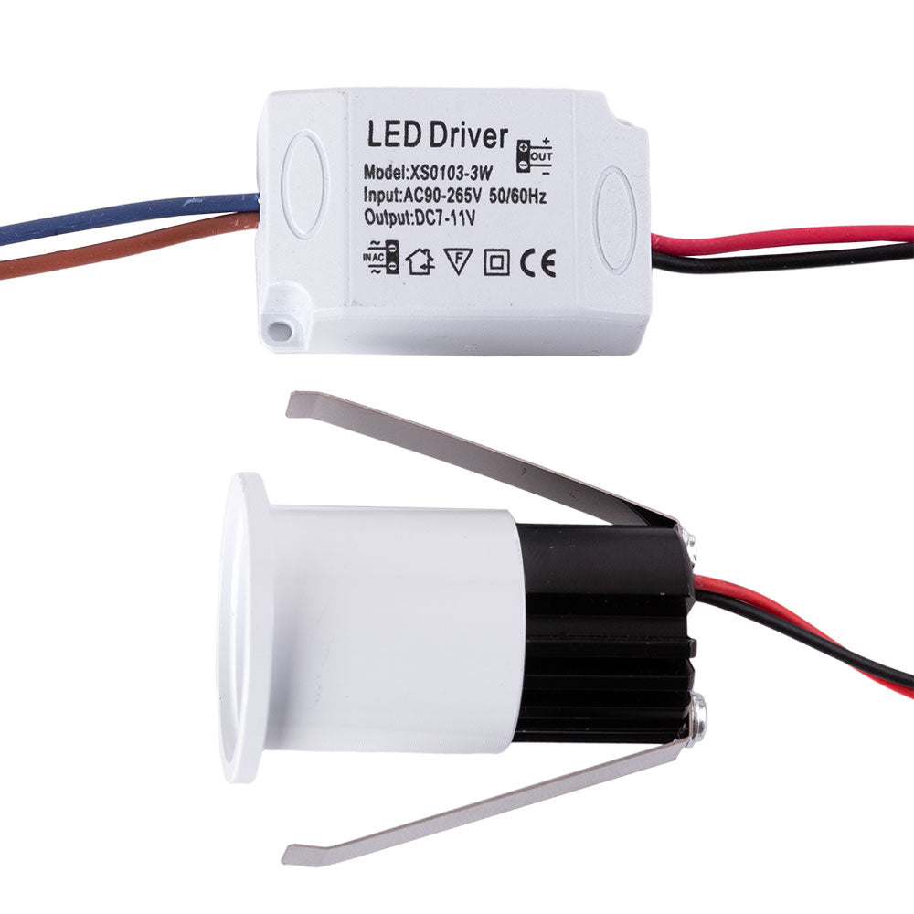 Luz LED Empotrable 2W 180Lm 6000ºK "Ayla" Circular Ø36mm — Vetonek (2)