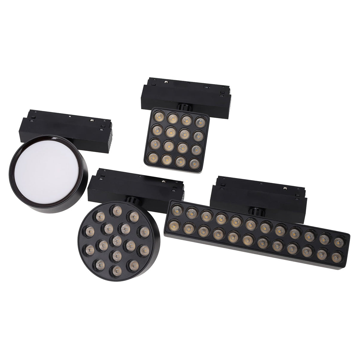 Luminaria LED Magnética para Carril 16W 97x97mm 90Lm/W CCT (Tonalidad Luz Ajustable) — Vetonek (4)
