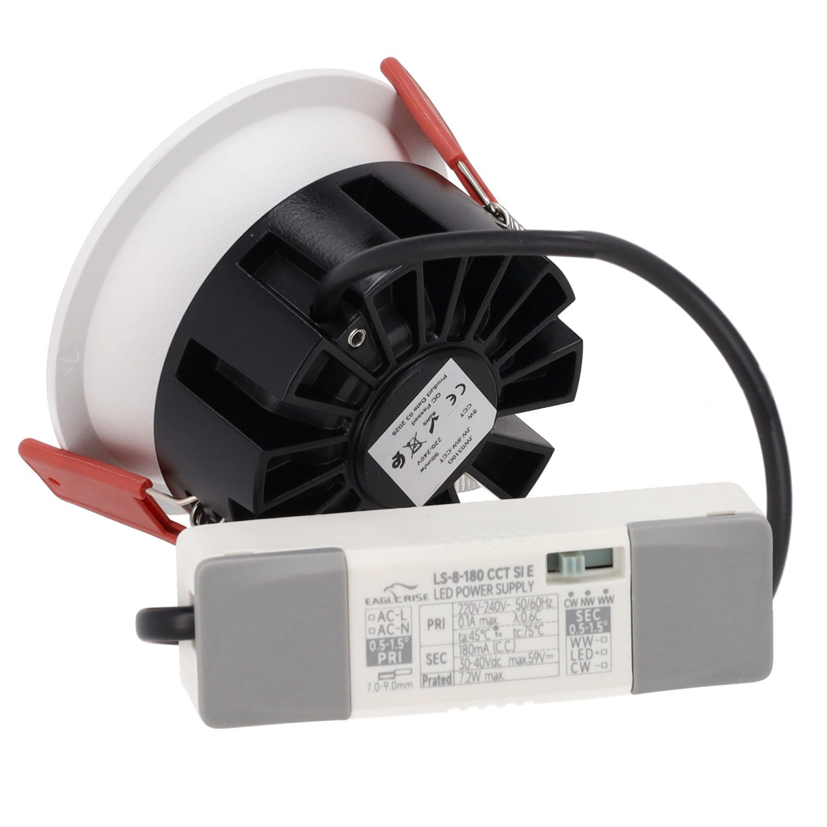 Downlight LED 8W CCT Chip OSRAM Corte Ø 75mm — Vetonek (4)