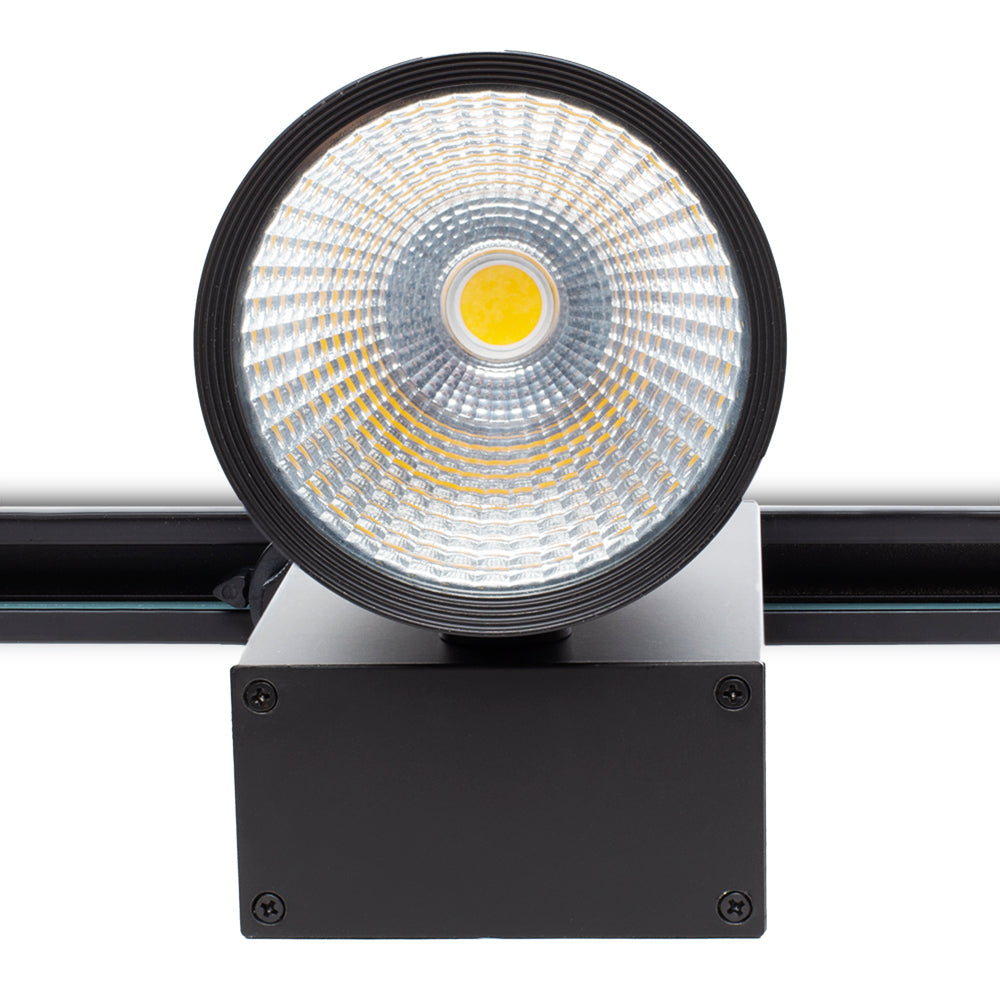 Foco de Carril LED 30W 2700Lm CRI90 4200ºK Trifásico UGR17 — Vetonek (2)