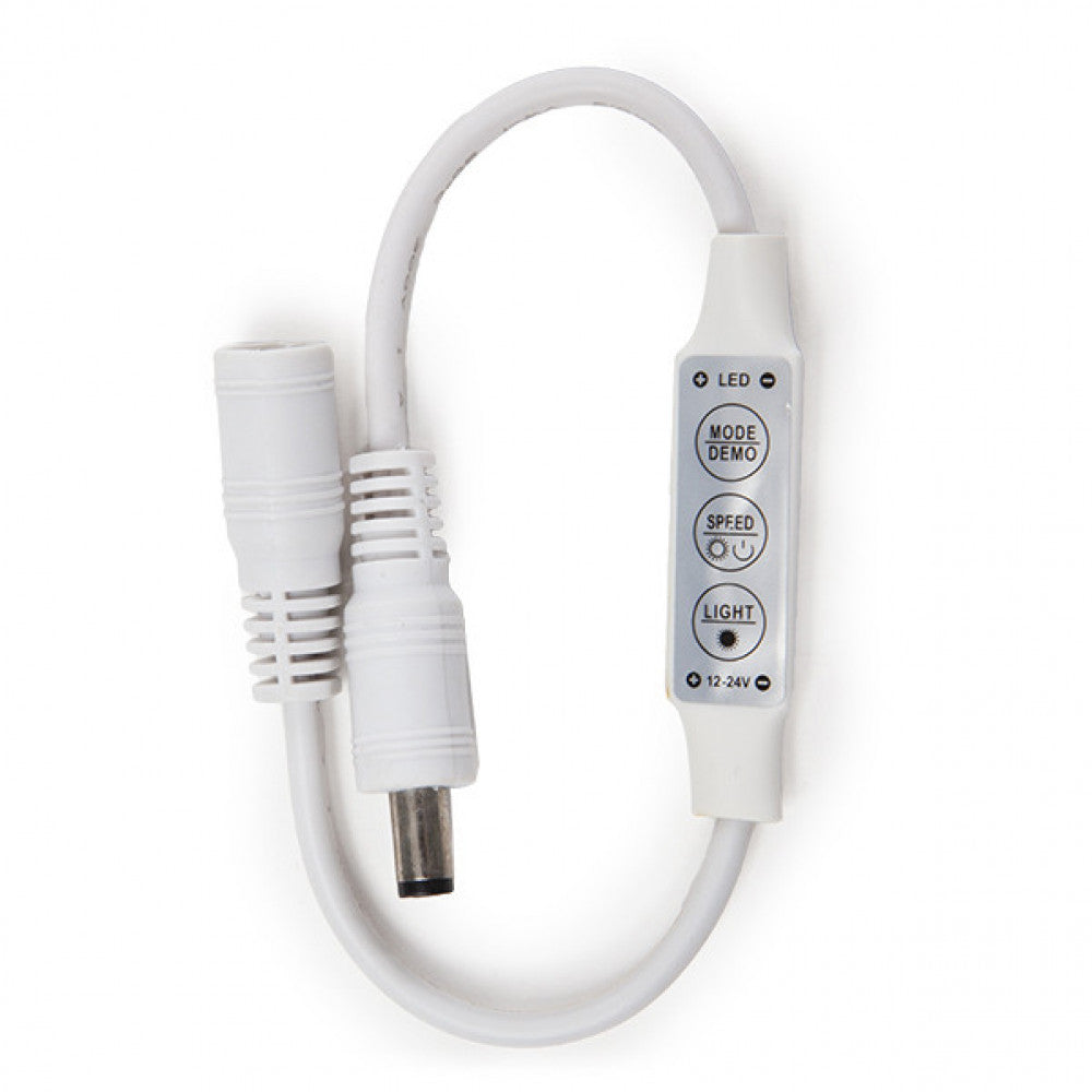 Controlador-Dimmer Mini Tira LED Unicolor 12-24VDC ► 144W — Vetonek