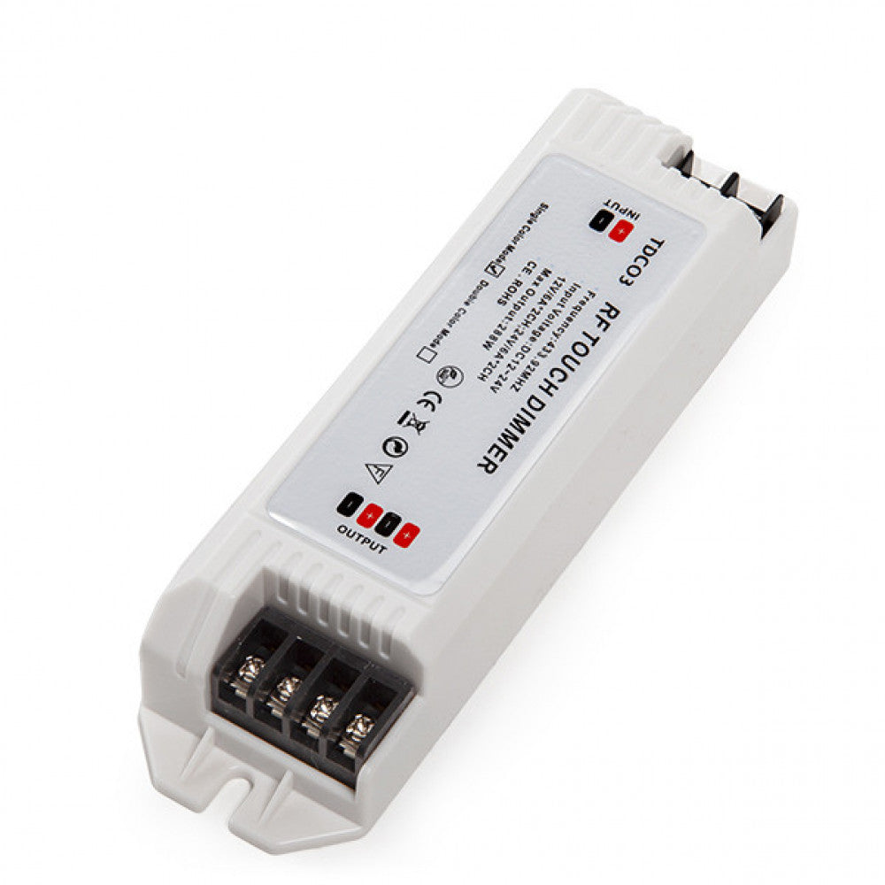 Controlador-Dimmer Táctil Tira LED Unicolor 12-24VDC ► 144/288W — Vetonek (2)