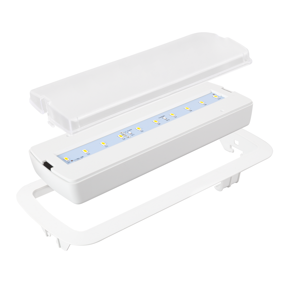 Emergencia Led Empotrable / Permanente / No Permanente 5000K — Vetonek (12)