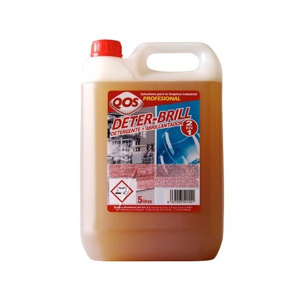 Lavavajillas y Abrillantador 2 en 1 DeterBrill - 5L Vetonek
