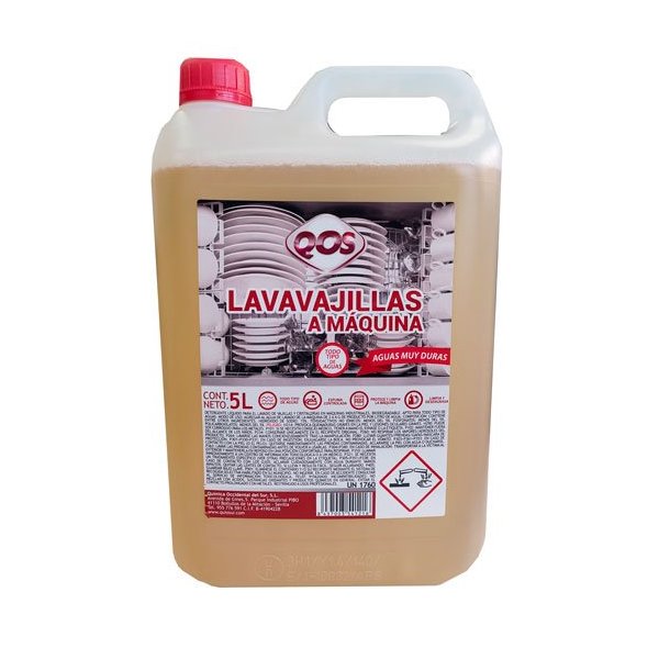 lavavajillas concentrado para aguas duras - 5L - Vetonek