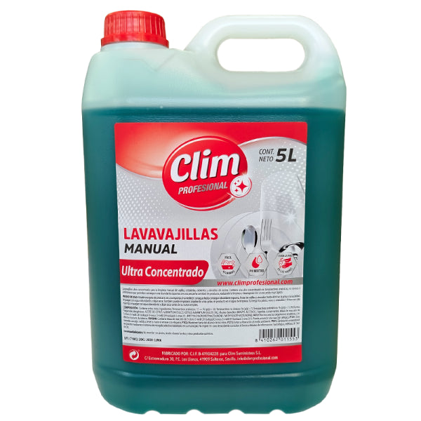 Lavavajillas Manual Poder Ultra Clim Profesional 5L - Vetonek