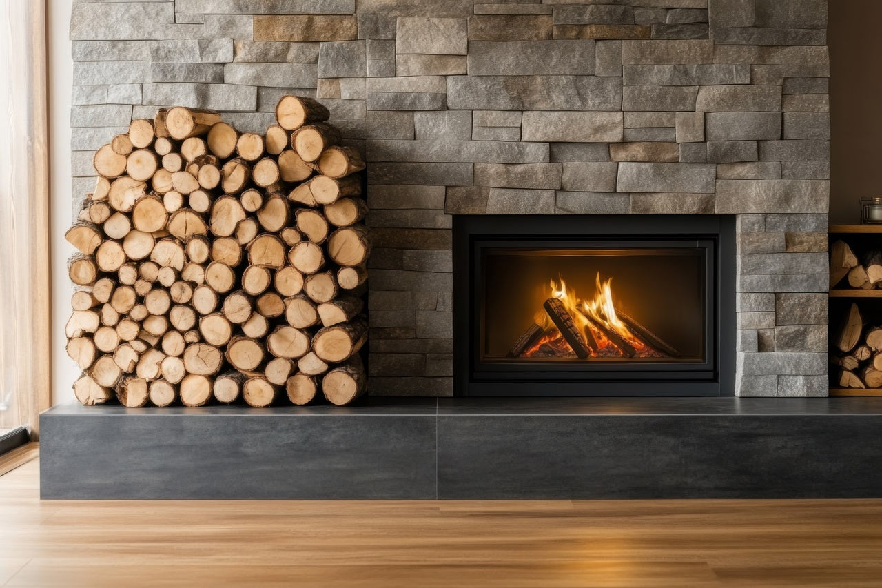 Leña Seca para Calefaccion, Chimenea y Estufa - Vetonek