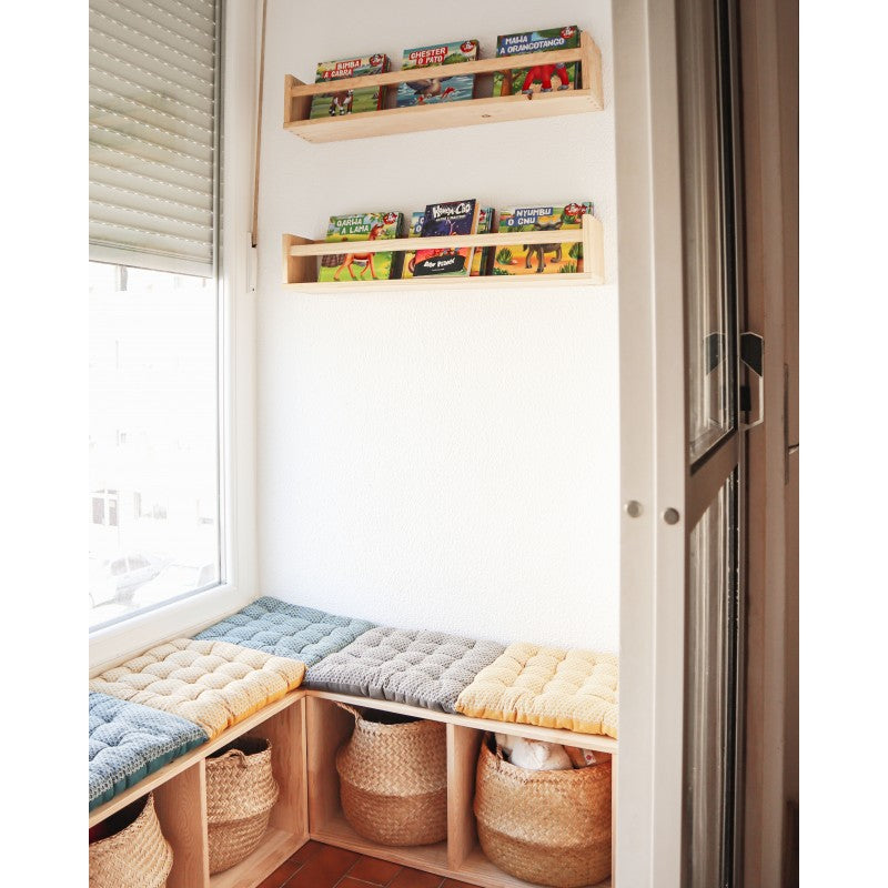 Librería Montessori de Madera Maciza de 60 cm - Ideal para Niños Astideco