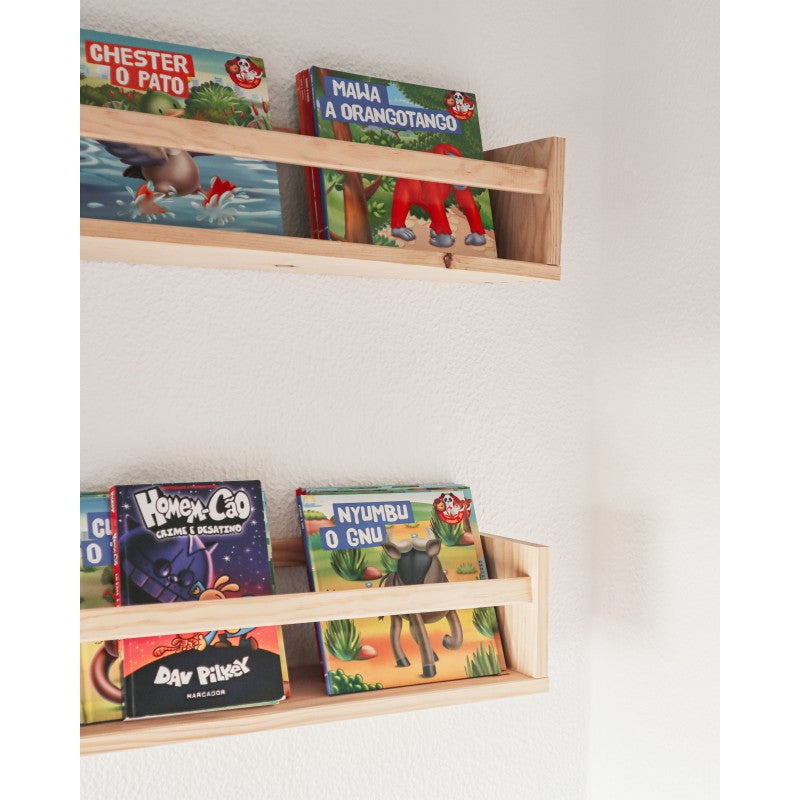 Librería Montessori de Madera Maciza - 80 cm Astideco