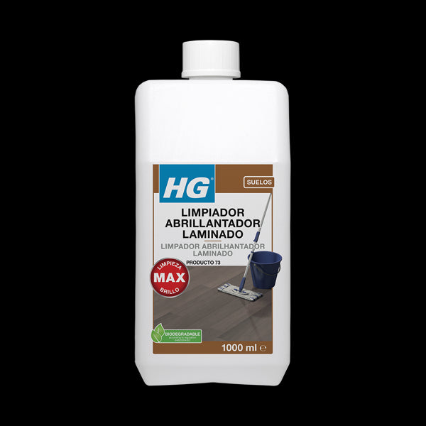 Limpiador Abrillantador para Suelos Laminados HG - 1L Vetonek