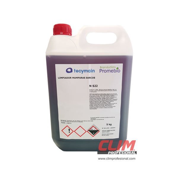 Limpiador de cascos y mamparas de barcos - Garrafa 5 L Vetonek