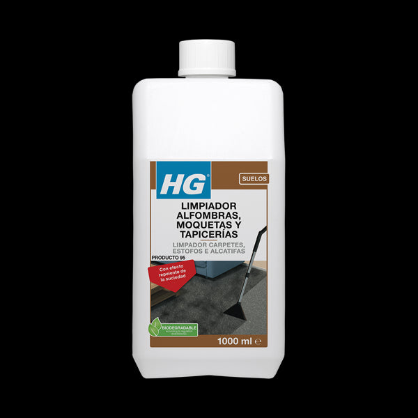 Limpiador de alfombras y moquetas HG 1L - Efecto antiestático Vetonek