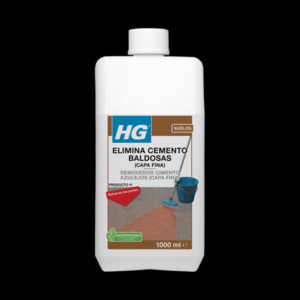 Limpiador elimina cemento para baldosas y azulejos HG 1L Vetonek