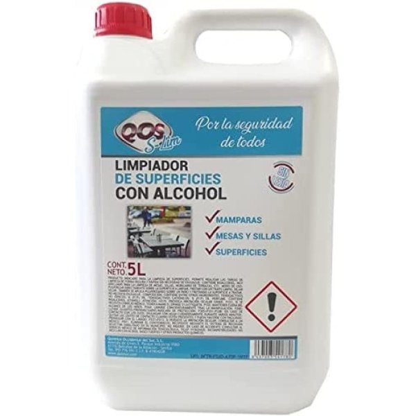 Limpiador de Superficies con Alcohol Sanit 5L - Desinfectante Eficaz Vetonek