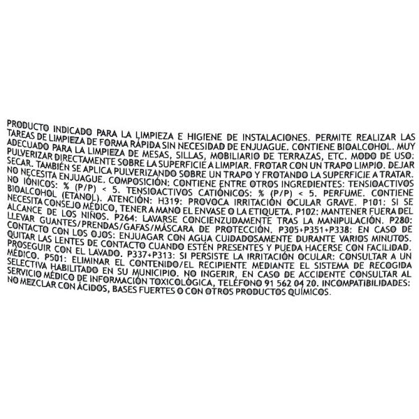 Limpiador de Superficies con Alcohol Sanit 5L - Desinfectante Eficaz Vetonek