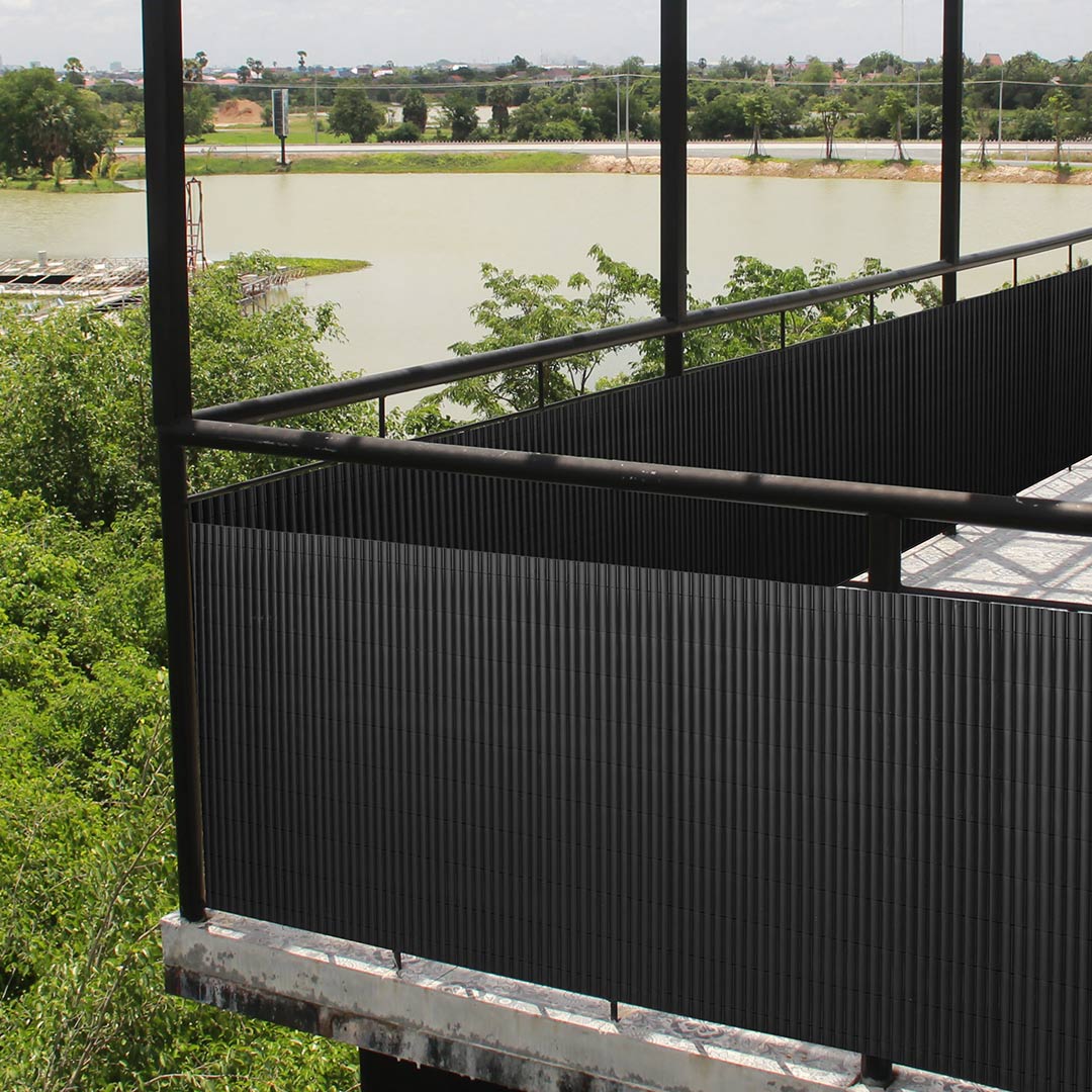 Cañizo PVC Lite D/C 16mm Antracita - Catral Garden Vetonek