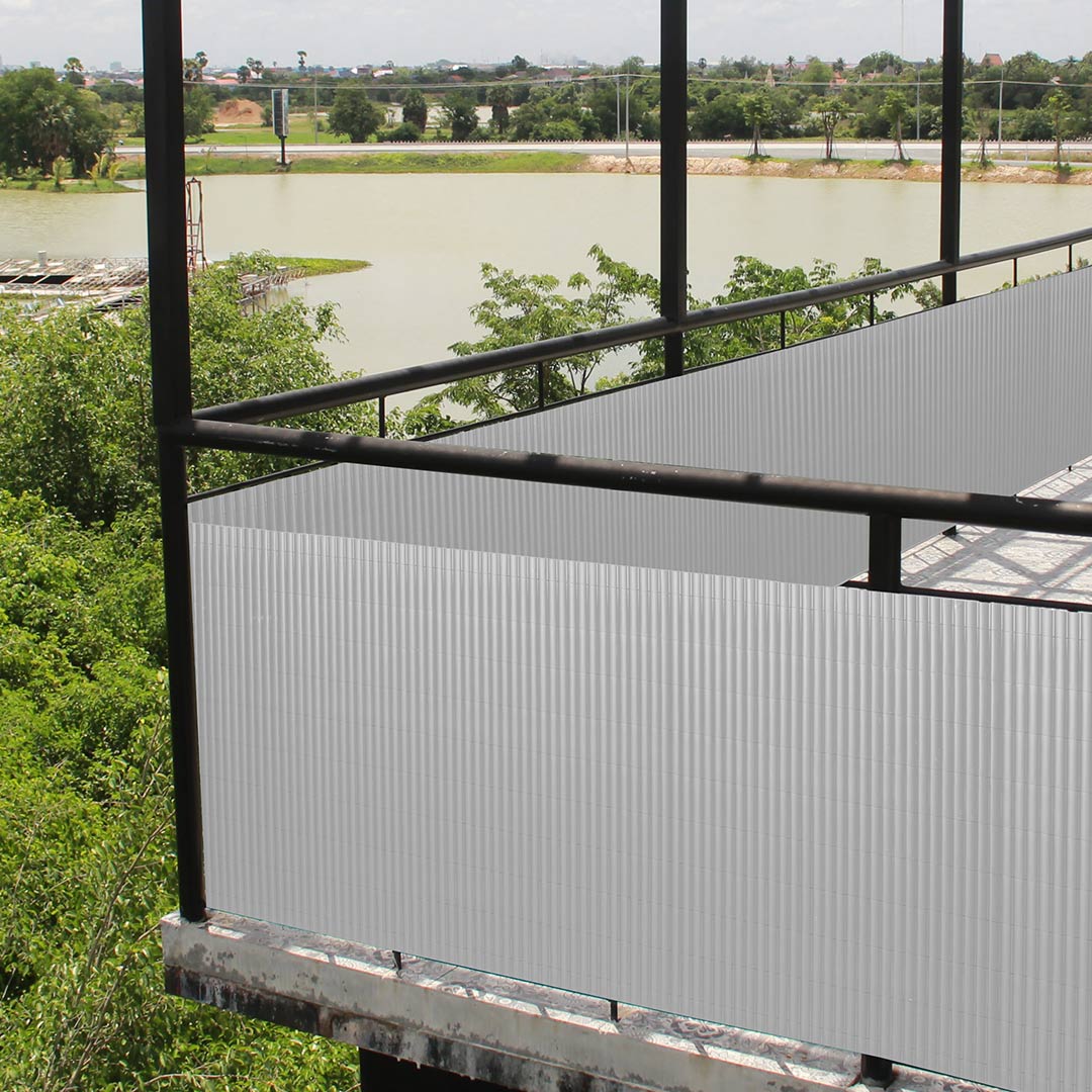 Cañizo PVC Lite D/C 16mm Blanco - Ideal para Jardines Vetonek