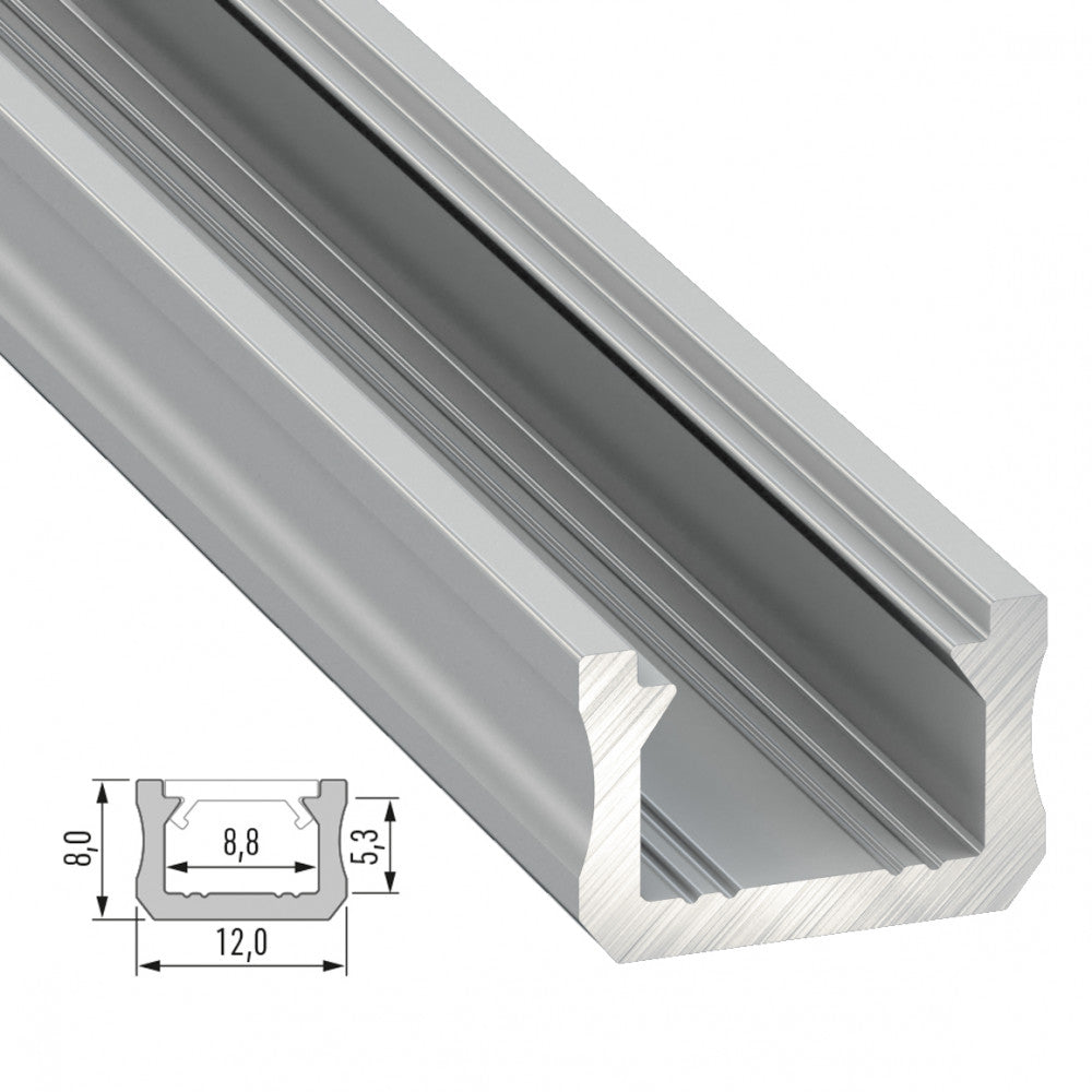 Perfíl Aluminio Tipo X 2,02M — Vetonek (5)