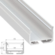 Perfíl Aluminio Tipo SILEDA 2,02M — Vetonek