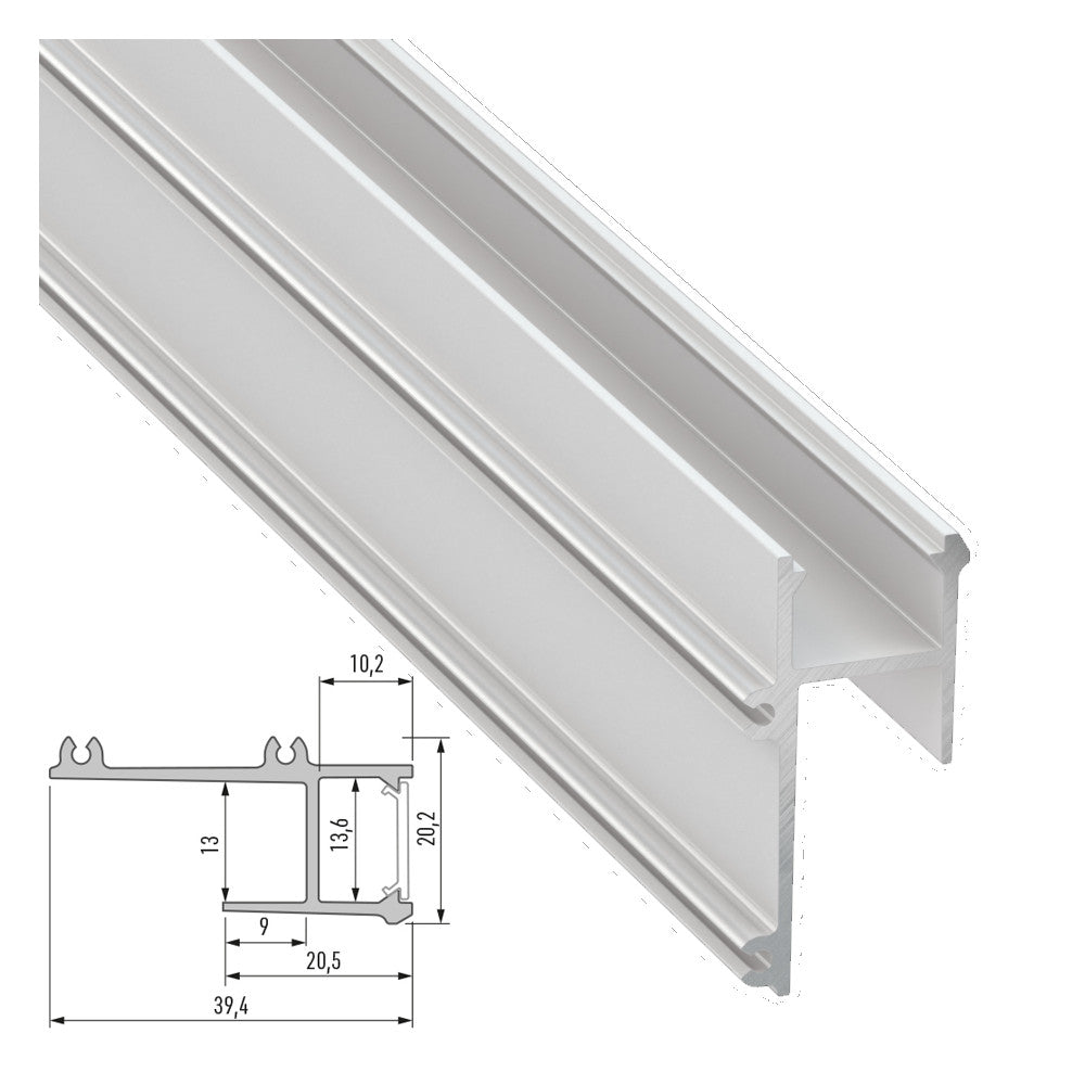 Perfíl Aluminio APA12 2,02M — Vetonek
