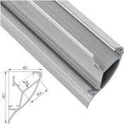 Perfíl Aluminio CONVA 2,02M — Vetonek (2)