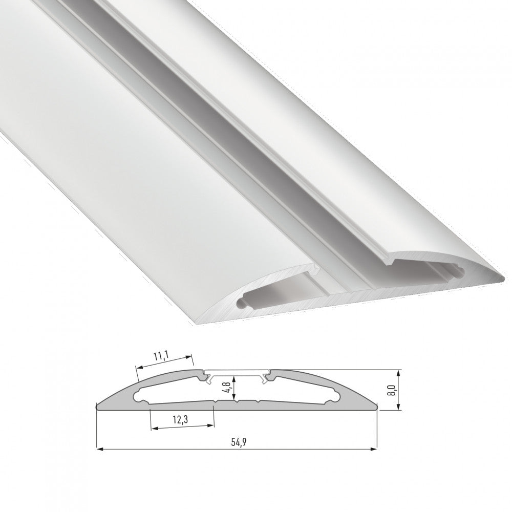 Perfíl Aluminio Tipo RETO 2,02M — Vetonek