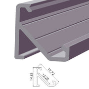 Perfíl Aluminio Tipo ECO P03 1,00M — Vetonek