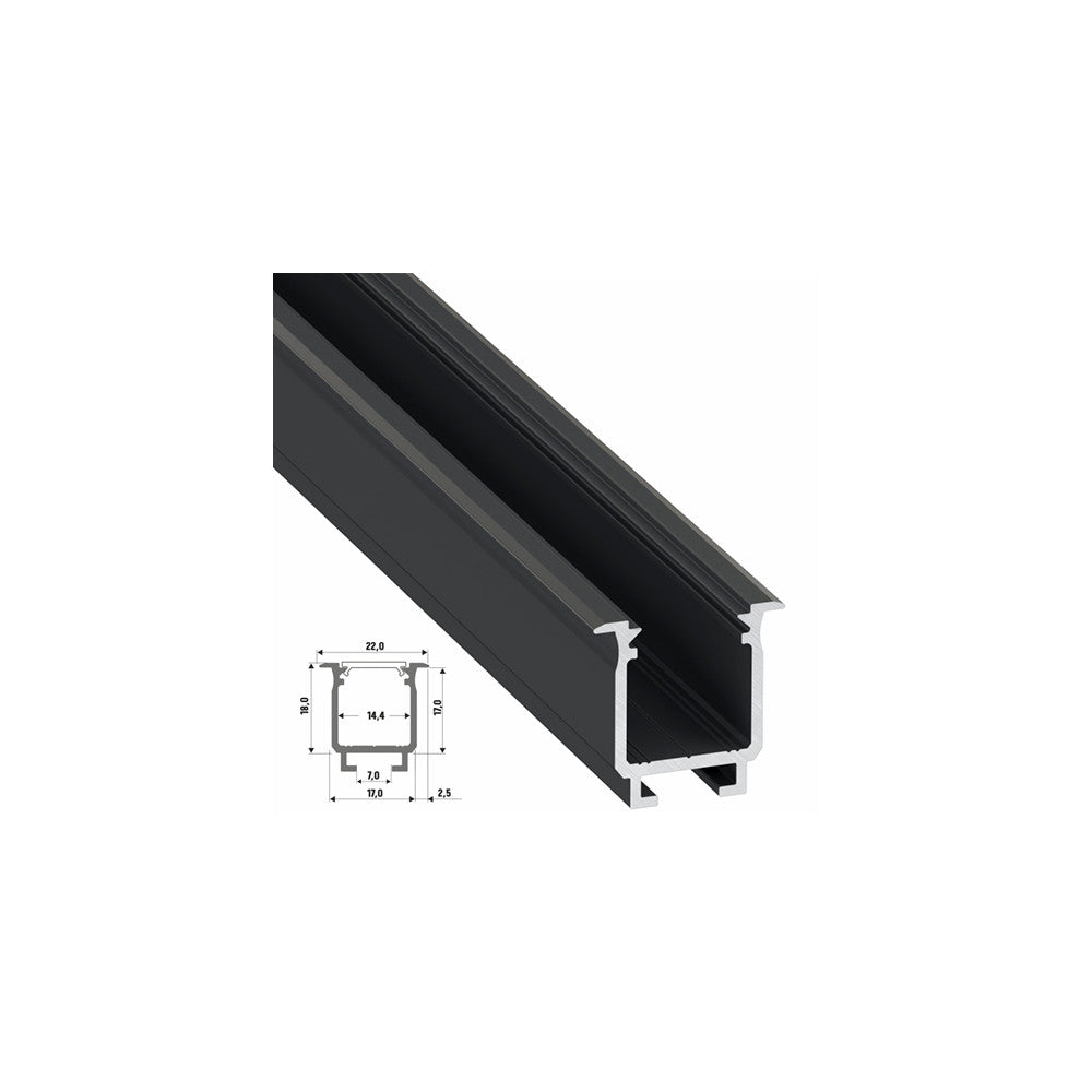 Perfíl Aluminio Tipo W 2,02M — Vetonek (3)