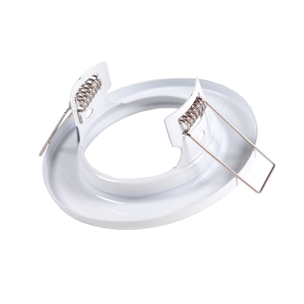 Aro Foco Downlight Circular "Sara" Acero 81mm - Blanco — Vetonek (3)
