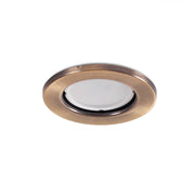 Aro Foco Downlight Circular "Sara" Acero 81mm - Latonado — Vetonek (2)