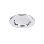 Aro Foco Downlight Circular "Sara" Acero 81mm - Cromado — Vetonek (2)