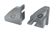 Perfíl Aluminio KIMERA-BARDE Anodizado Plata con Difusor Opal y Tapones 2,02M — Vetonek (2)