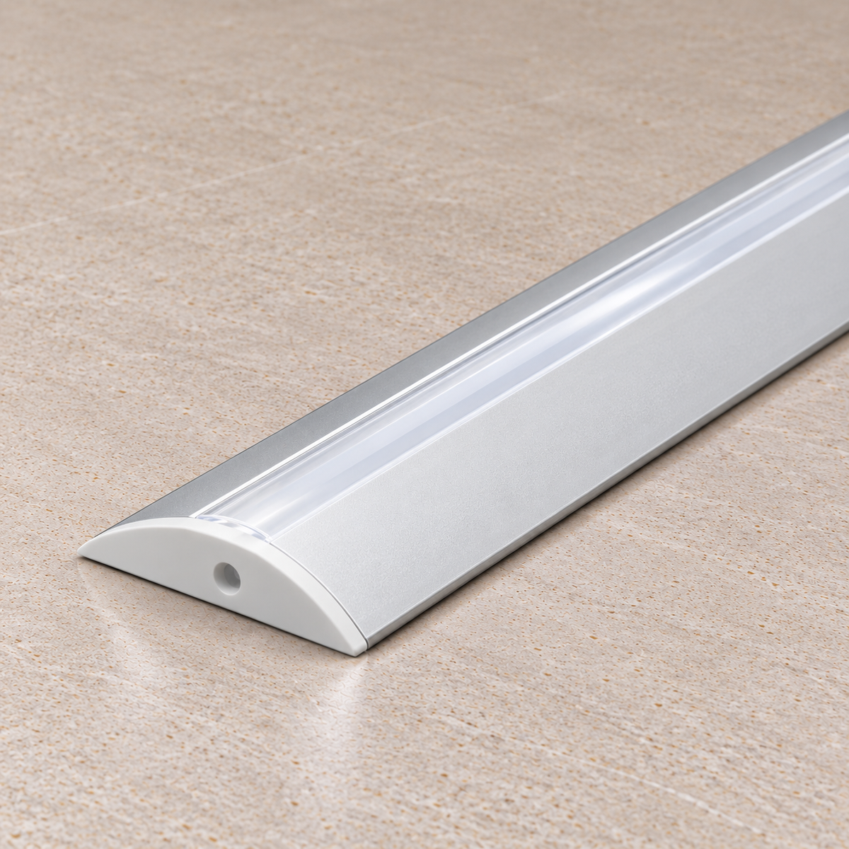 Perfíl Aluminio para Tira LED Difusor Opal x 2M — Vetonek