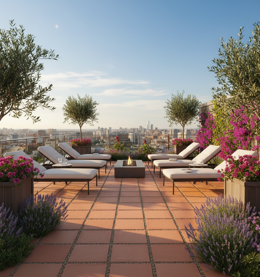 Losa Terracota Jardín