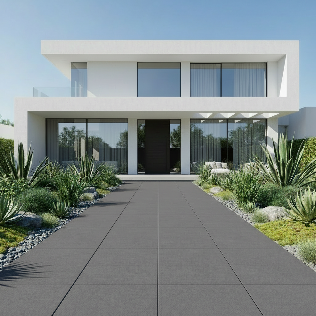 Losa de hormigón para jardín exterior