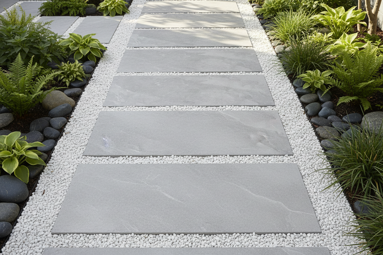 large garden slabs