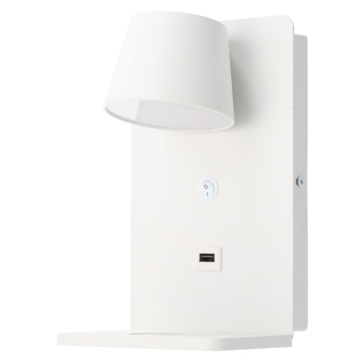 Aplique de pared para lectura con puerto USB "Lumo"6W Base carga inalámbrica — Vetonek (4)
