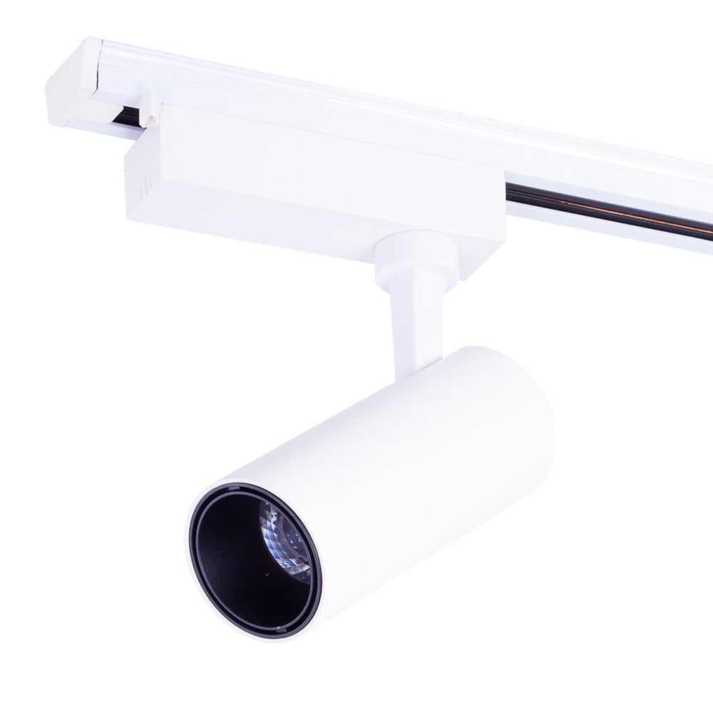 Foco de Carril LED 20W 2000Lm CRI85 4200ºK Lumiastra Monofásico — Vetonek