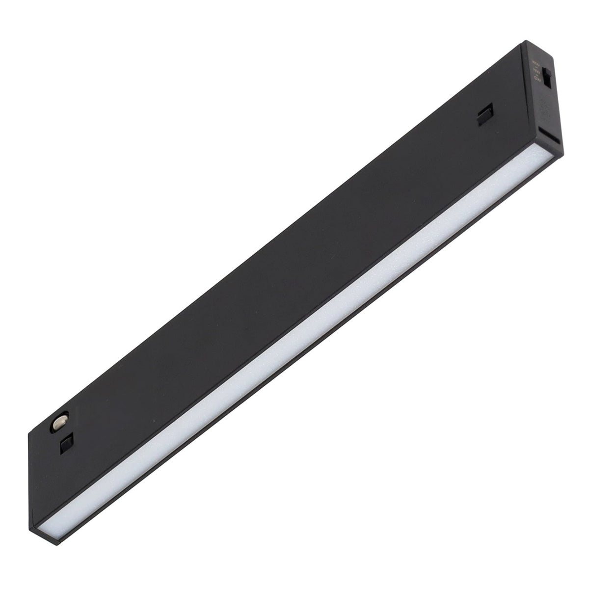 Luminaria LED Carril Magnético 10mm 9W 50Lm/W 120º 48VDC CCT (Tonalidad Luz Ajustable) Acabado Negro — Vetonek