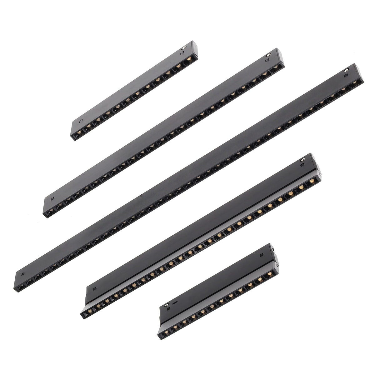 Luminaria LED Carril Magnético 10mm 27W 70Lm/W 38º 48VDC CCT (Tonalidad Luz Ajustable) Acabado Negro — Vetonek (4)
