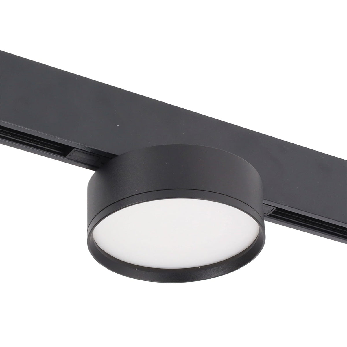 Luminaria LED Carril Magnético 10mm 9W 70Lm/W 120º 48VDC CCT (Tonalidad Luz Ajustable) Acabado Negro — Vetonek (2)