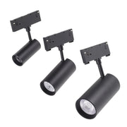 Foco LED Carril Magnético 10mm 48VDC CCT (Tonalidad Luz Ajustable) Acabado Negro — Vetonek (4)