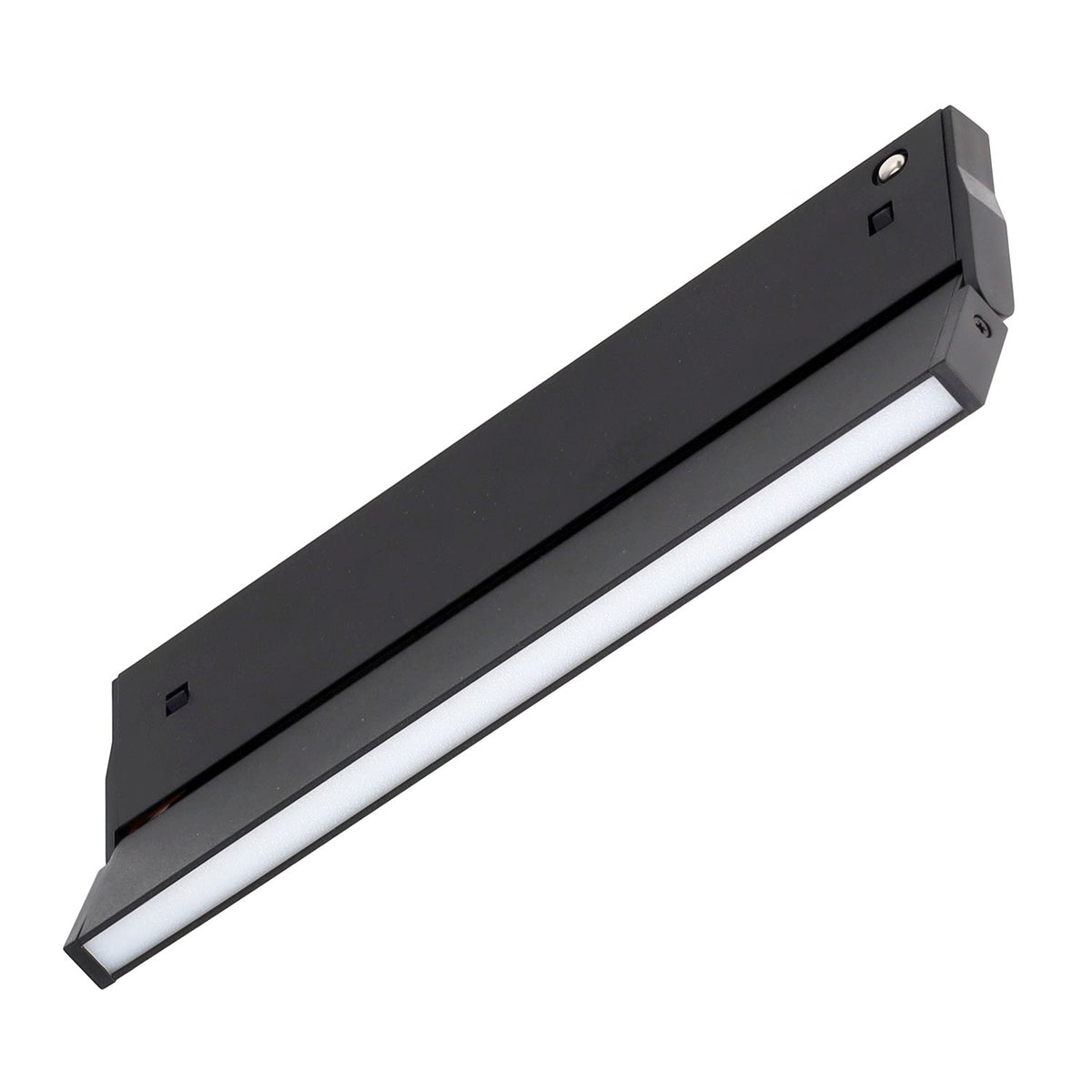 Luminaria LED Carril Magnético 10mm 9W 50Lm/W 120º 48VDC CCT (Tonalidad Luz Ajustable) Acabado Negro — Vetonek